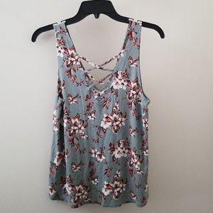 American eagle floral tank top